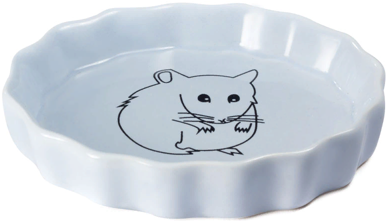 Миска керамическая для мелких животных "Хомка", 0,055л