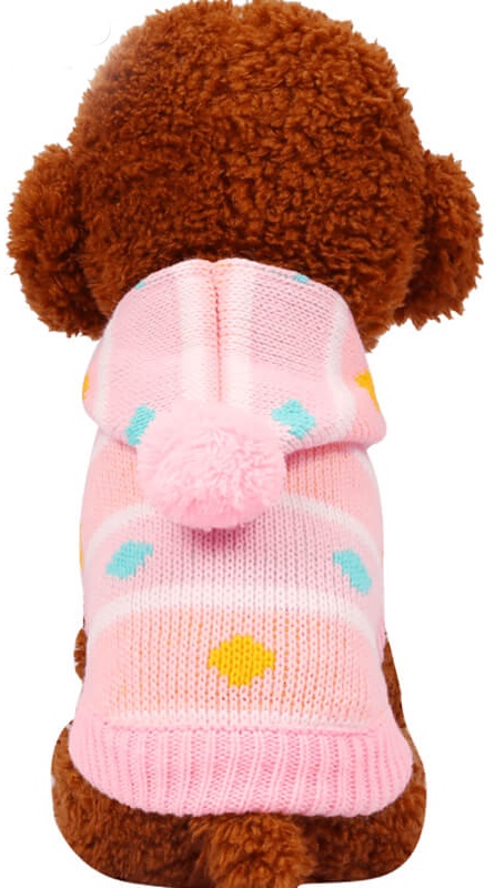 Свитер для собак с капюшоном