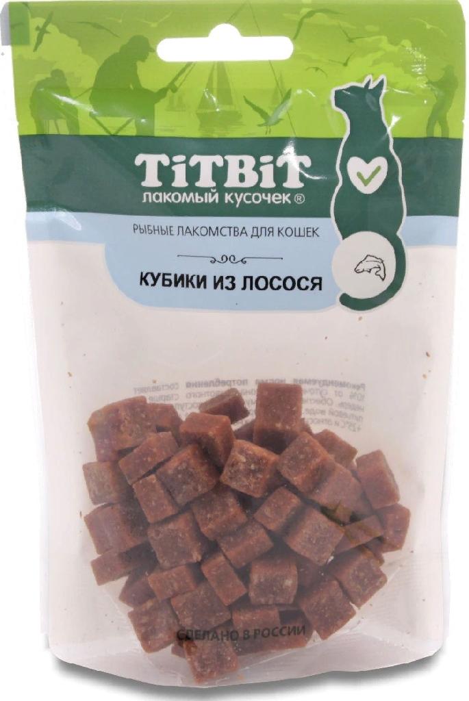 Кубики из Лосося для кошек 60г