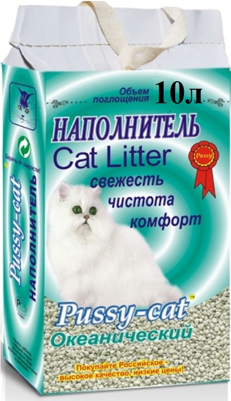 Наполнитель ПУСИ КЭТ океанический 10л