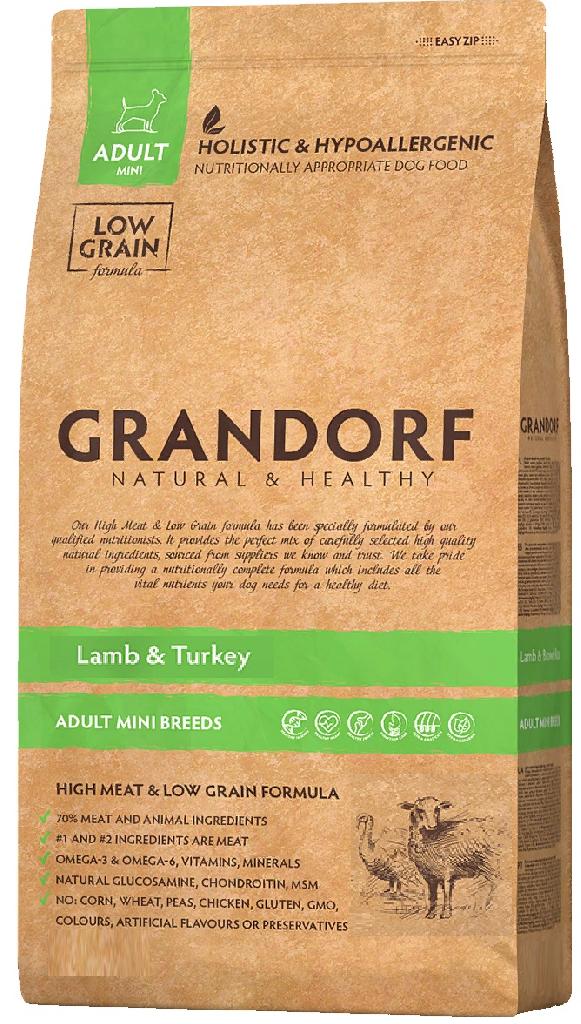 GRANDORF Ягненок с индейкой для собак мелких пород*