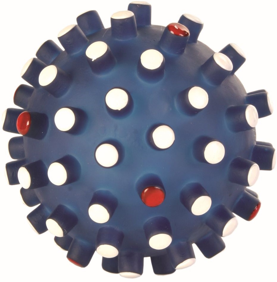 Игрушка для собак мяч игольчатый 10см