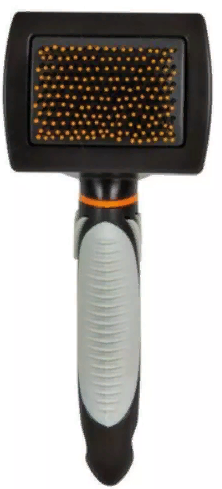 Щётка-пуходерка с пластиковой щетиной, 7х16см
