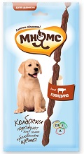 Мнямс Колбаски д/щенков говядина 30г