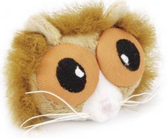 Beeztees 440492 Игрушка д/кошек "Белка с большими глазами", плюш 6см