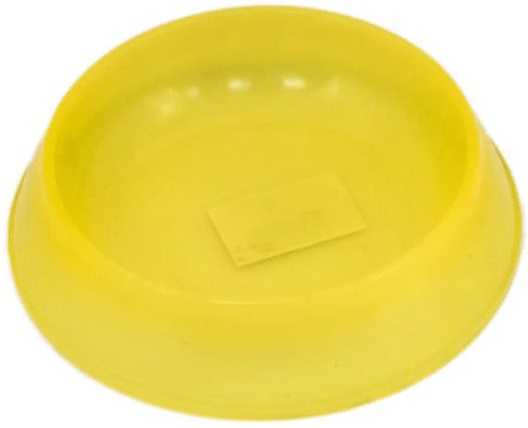 Миска д/кошек пластиковая, прозрачная, 200мл