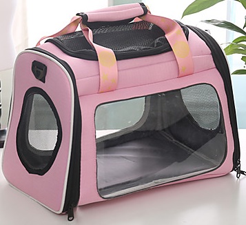 Сумка переноска для животных прозрачная 42*26*30см