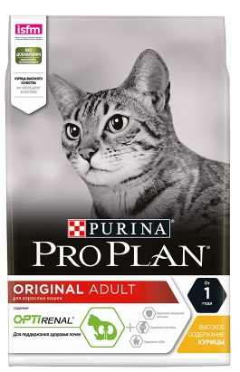 Проплан корм для кошек с курицей ORIGINAL