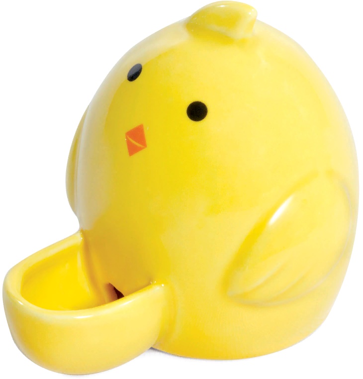 Поилка для мелких животных керамическая "Птенчик", 110*90*100мм