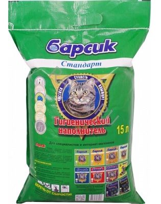 Наполнитель Барсик Стандарт впитывающий 15л