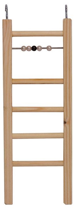 Лесенка деревянная с бусами