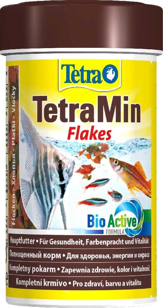 TetraMin Flakes корм в хлопьях для всех видов рыб 100мл