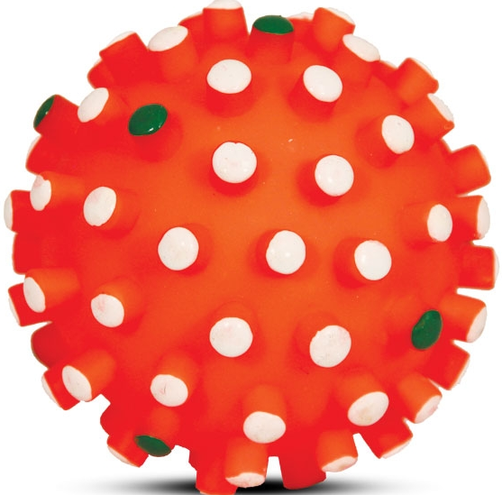 Игрушка для собак из винила "Мяч-мина", d100мм