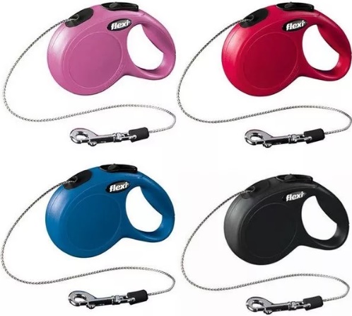 Рулетка FLEXI CAT XS (до 8кг) трос 3м черная