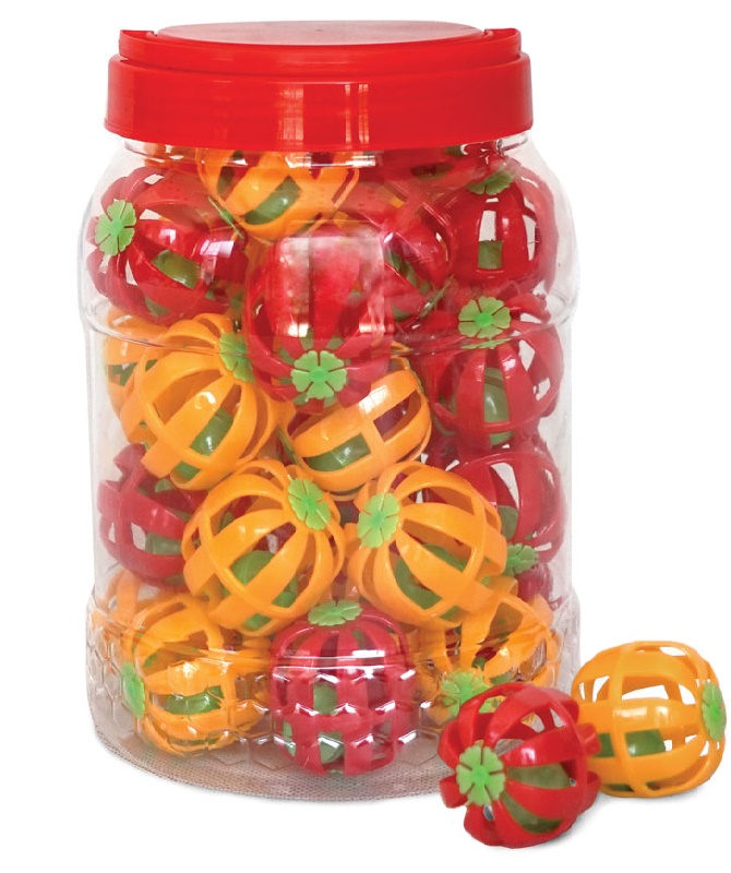 Игрушка 3894 для кошек  "Эллипс-погремушка", d45мм