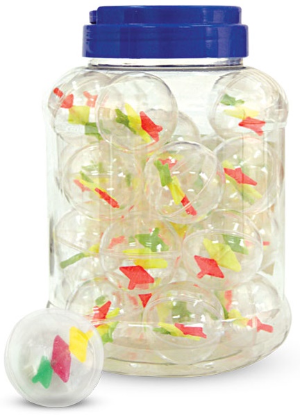 Игрушка для кошек "Мяч прозрачный", d45мм 1шт