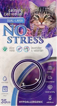 Ошейник NO STRESS Успокаивающий для Кошек 35см