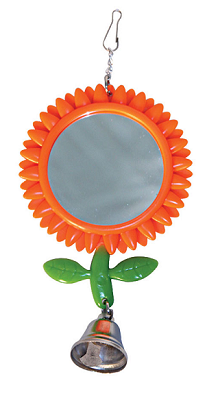 Игрушка для птиц - зеркало "Подсолнух", 80*175мм