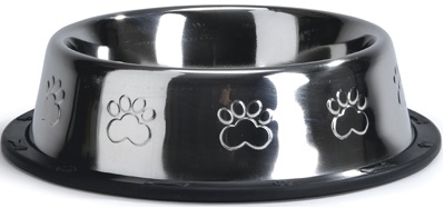 Beeztees 653703 Миска стальная хромированная с лапками нескользящая 750мл