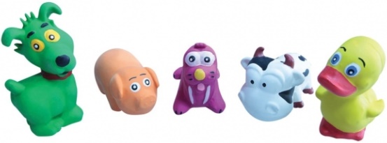 Игрушка DEZZIE длиной 5-10см для собак,латекс