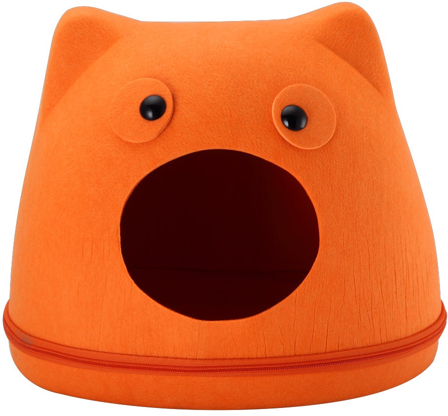 Домик из войлока "Кот" 41*36*35см