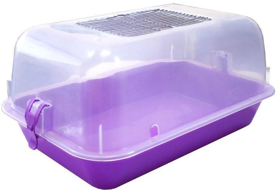 Террариум малый с метал. дверкой полупрозрачный 33*24*15см