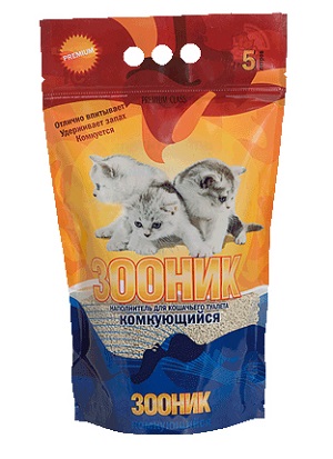 Наполнитель ЗООНИК комкующийся 5л