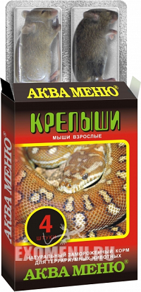 Мышь взрослая заморож.КРЕПЫШИ блистер 4шт