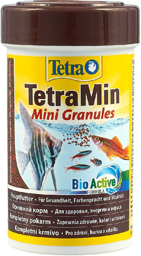 TetraMin Mini Granules корм в мини-гранулах для молоди и мелких рыб 100мл