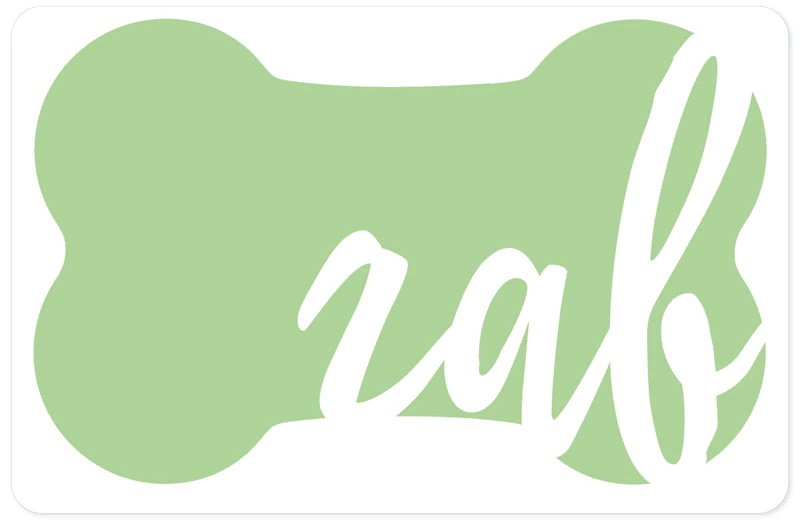 Коврик под миску "Гав", 430*280мм