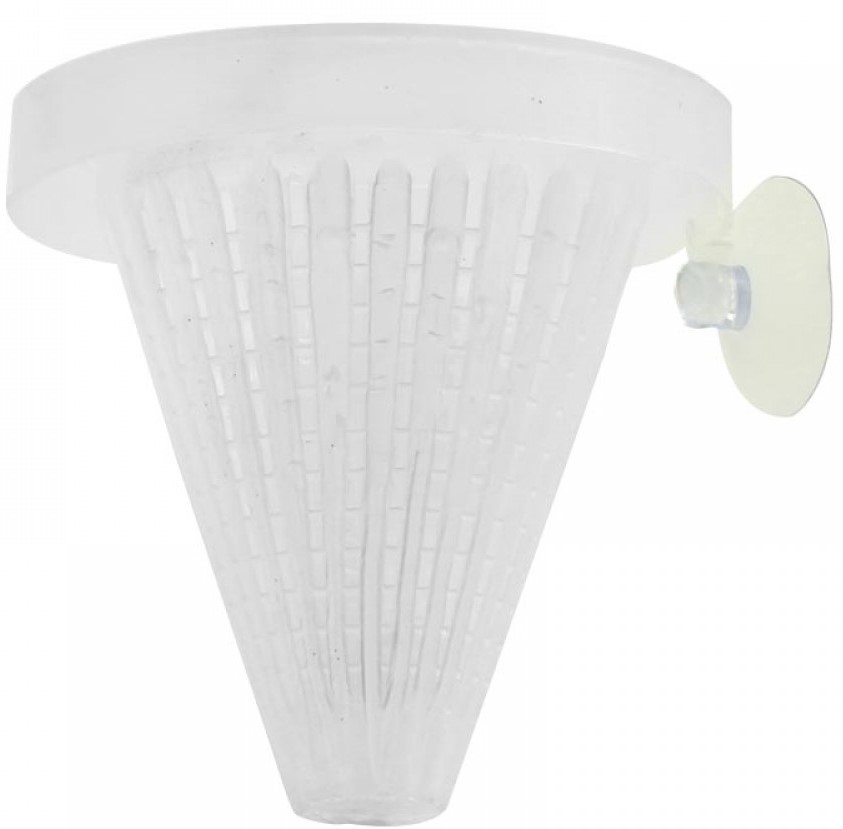 Кормушка аквариумная 2001CW на присоске, d65*70мм