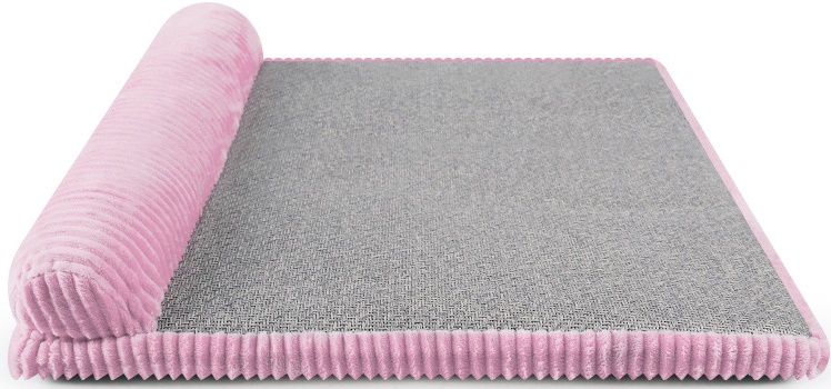 Лежанка для животных с бортом вельветовый