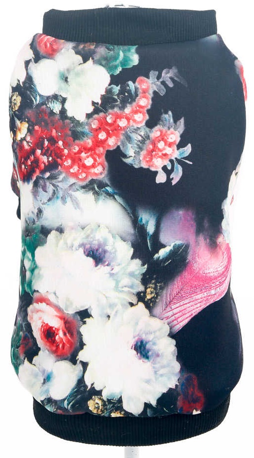 Толстовка для собак Цветы