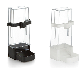 Beeztees 015665 Кормушка/Поилка для крупных попугаев 6*15см