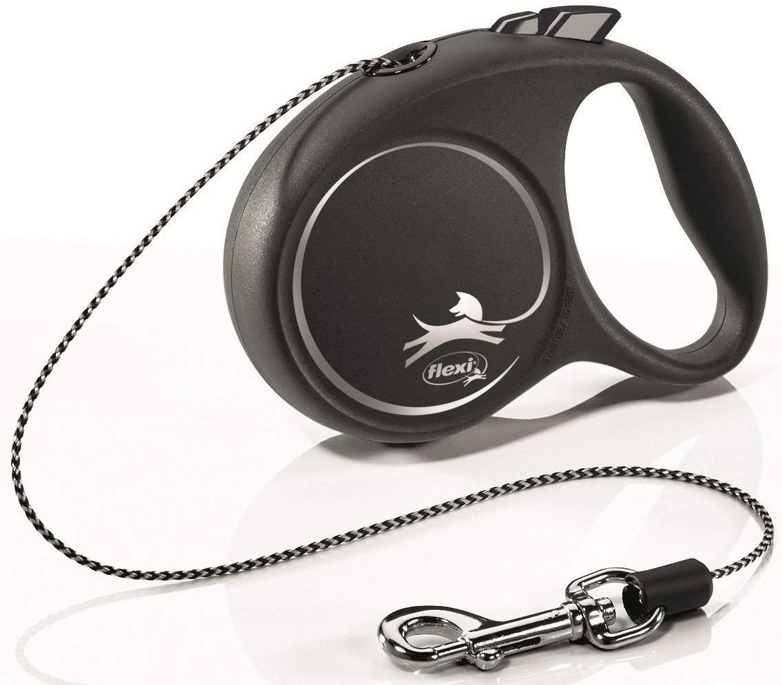 Рулетка FLEXI BLACK DESIGN трос 3м