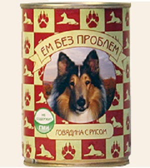 ЕМ БЕЗ ПРОБЛЕМ д/с Говядина/рисом 410г