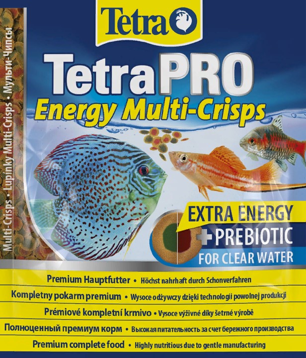 TetraPro Energy Multi-Crisps корм в чипсах для всех рыб для дополнительной энергии 12г (пакет)