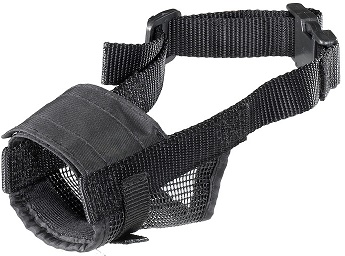 Мягкий намордник MUZZLE NET XLARGE с сеткой для собак