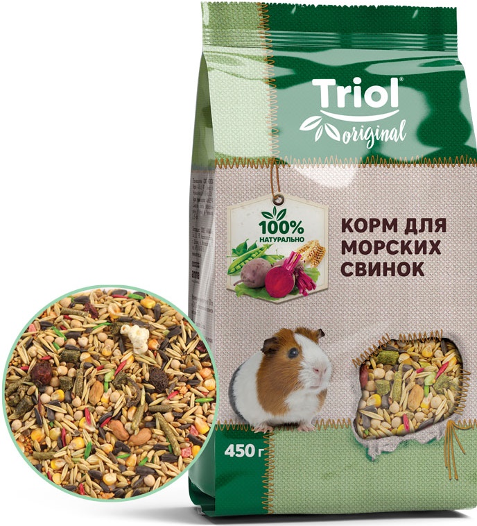 Корм Triol Original для морских свинок, 450г