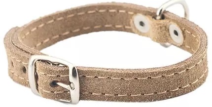 Ошейник Замша 10мм 2 слоя 20-26см