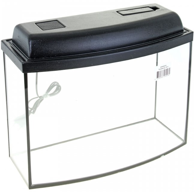 Аквариум Телевизор 30л с Крышкой Черный