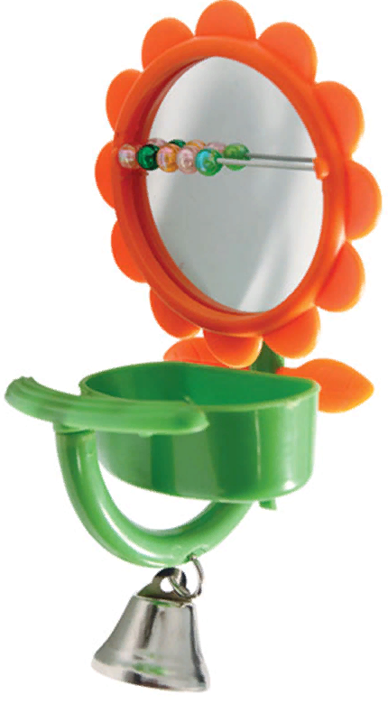 Игрушка для птиц - зеркало "Кормушка", 75*150мм, Triol