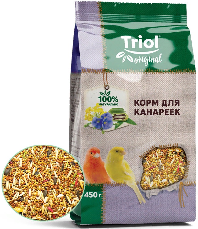 Корм Triol Original для канареек, 450г