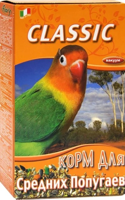 FIORY корм для средних попугаев Classic 400г