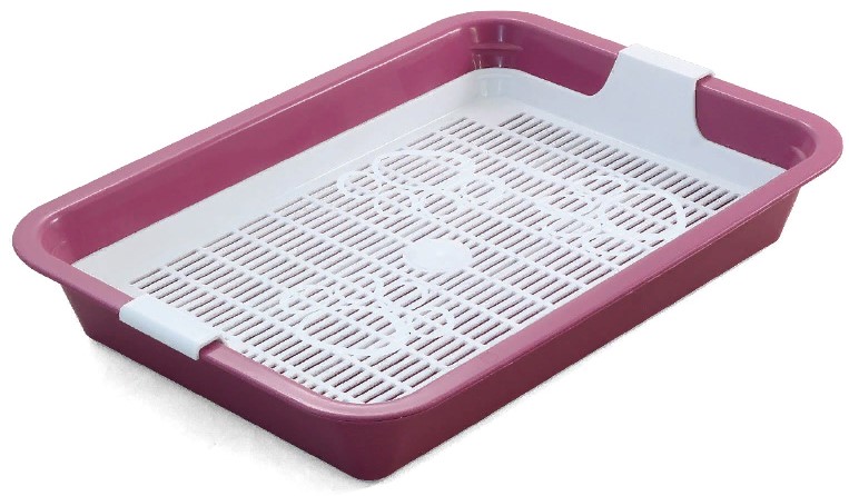 Туалет для кошек c сеткой мини "Барсик", 325*235*60мм