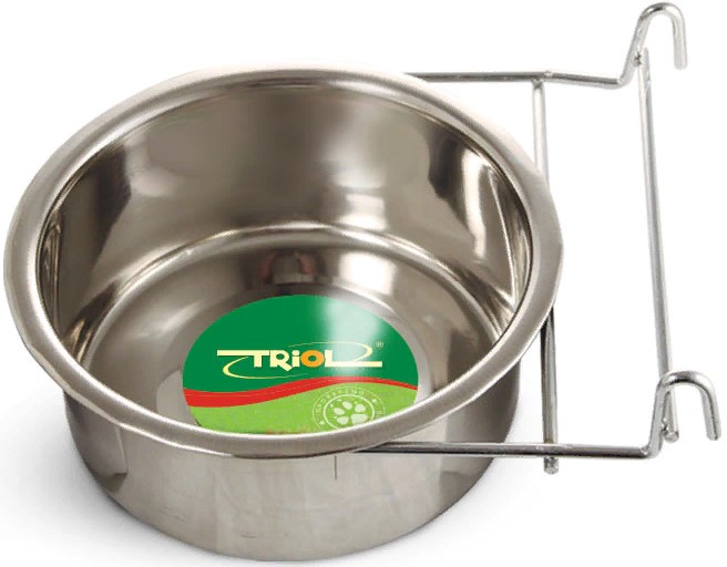 Миска металлическая с держателем, 0,15л