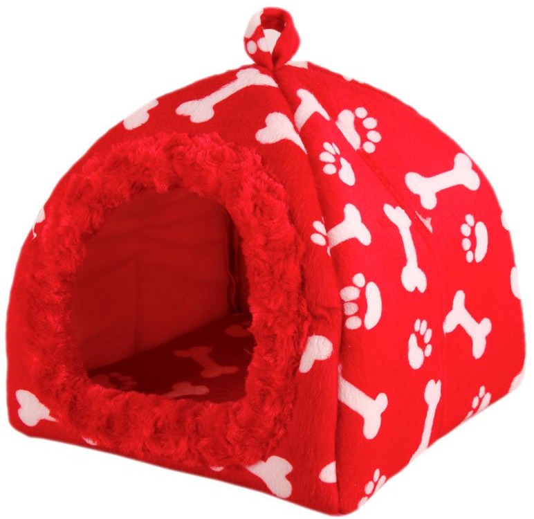 Лежанка домик "Лапки/косточки"