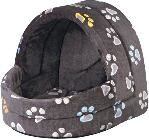 Лежак-пещера Jimmy, серая 40×35×35см