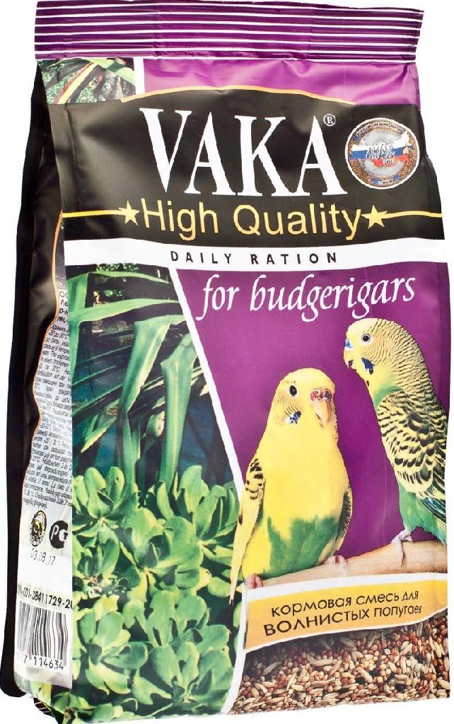 Вака High Quality Корм д/волнистых попугаев 500г