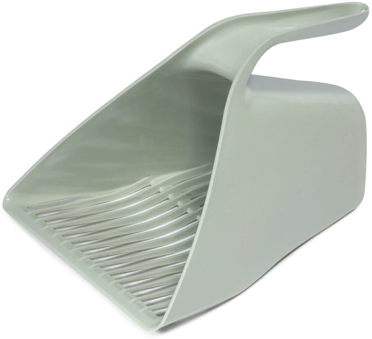 Совок-ковш для кошачьего туалета, оливковый, 175*135*130мм